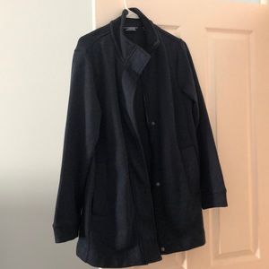 Lands End zip up sweater fleece